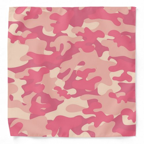 Pink Camo Design Bandana