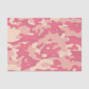 Pink Camo Design Tissue Paper