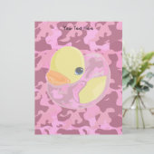 Pink Camo Ducky (Standing Front)
