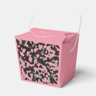 Pink Camo Favor Boxes