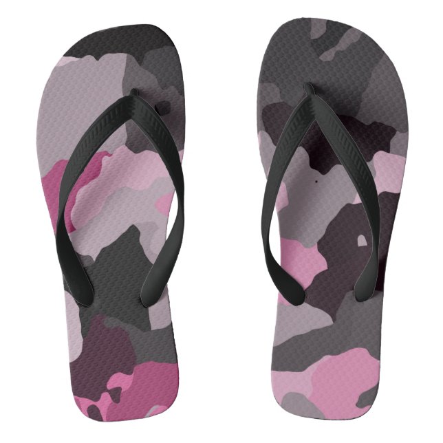 pink camo flip flops (Footbed)
