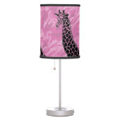 Pink Camo Giraffe II - Table Lamp (Right)
