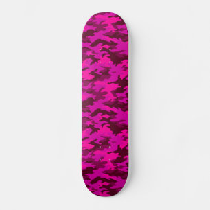 Pink Camo Girls Skateboard Deck