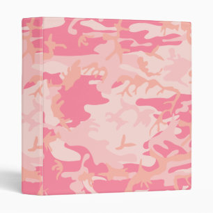 Pink Camo - Girly Camo 3 Ring Binder