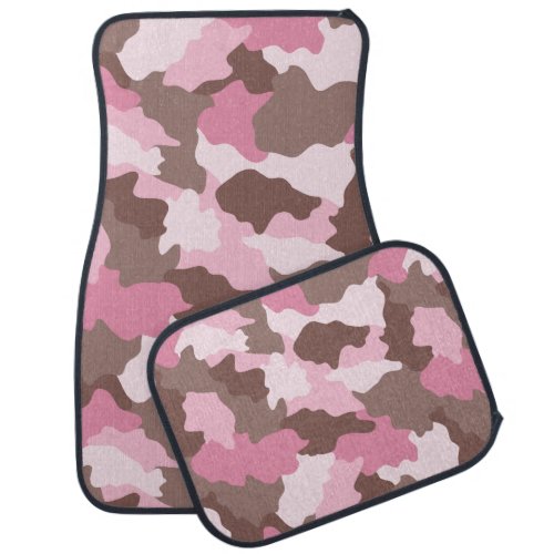 Pink Camo Girly Camouflage Car Floor Mat