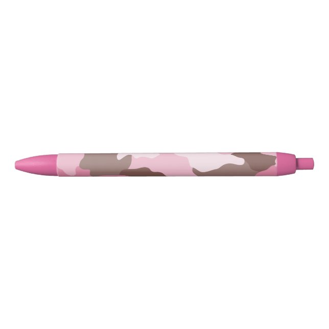 Pink Camo Girly Camouflage Pattern Pen (Front)