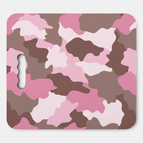 Pink Camo Girly Camouflage Pattern Seat Cushion
