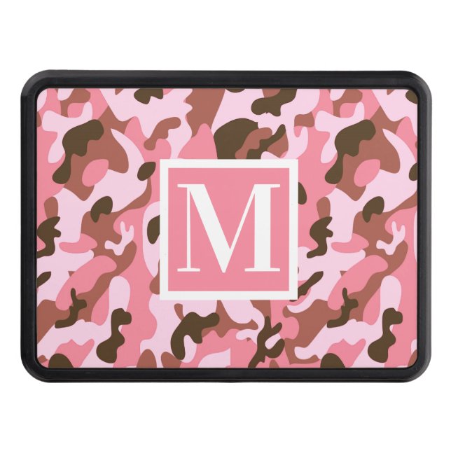 Pink Camo Hitch Cover (Front)