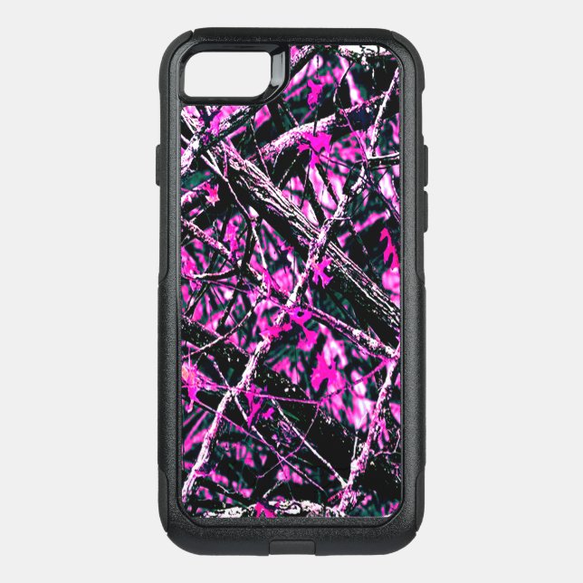 Pink camo hunting girl phone case cover (Back)