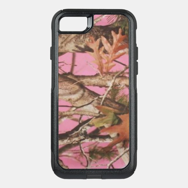 Pink camo hunting girl phone case cover (Back)