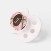 Pink Camo Initial Pacifier (Front Right)