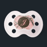 Pink Camo Initial Pacifier<br><div class="desc">Pink Camo Initial Pacifier</div>