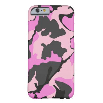 Pink Camo  Iphone 6/6s Barely There Case by StormythoughtsGifts at Zazzle