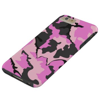 Pink Camo  Iphone 6/6s Plus Tough Case by StormythoughtsGifts at Zazzle