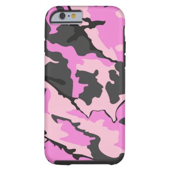 Pink Camo  Iphone 6/6s Tough Case by StormythoughtsGifts at Zazzle