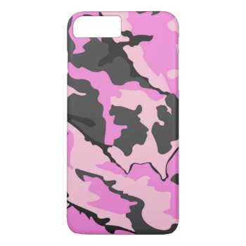 Pink Camo  Iphone 7 Plus Barely There Case by StormythoughtsGifts at Zazzle