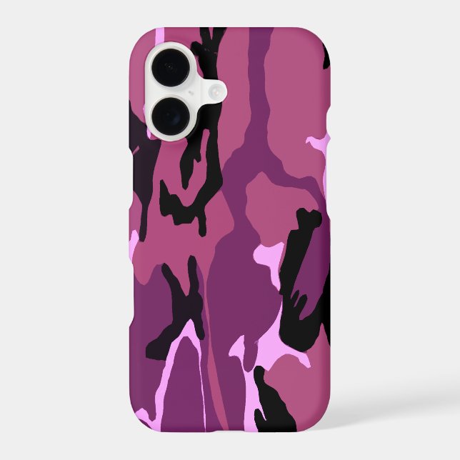 Pink Camo Iphone Case (Back)