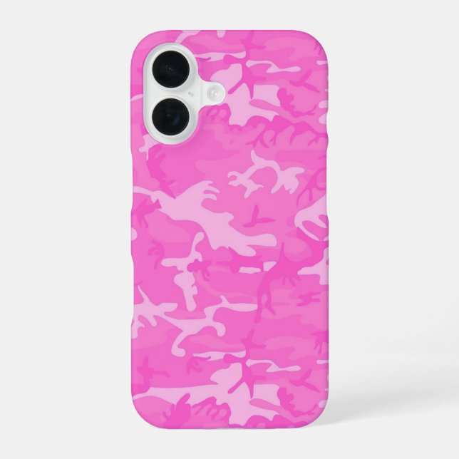 Pink camo  iphone case (Back)
