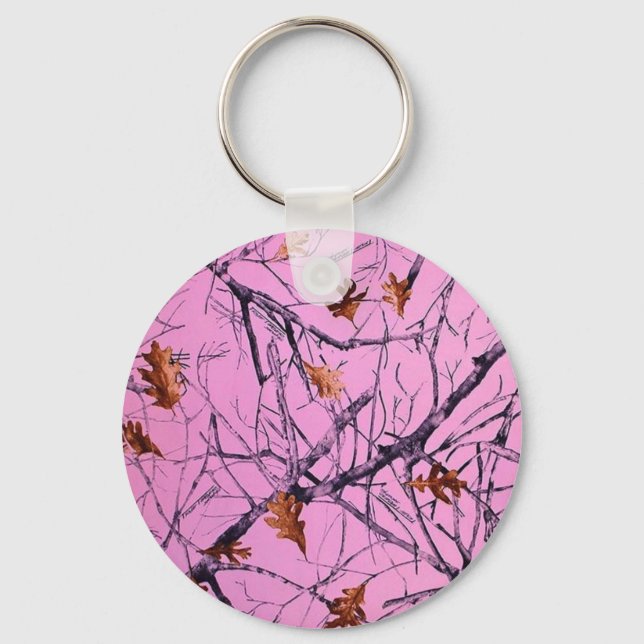 Pink Camo Keychain (Front)