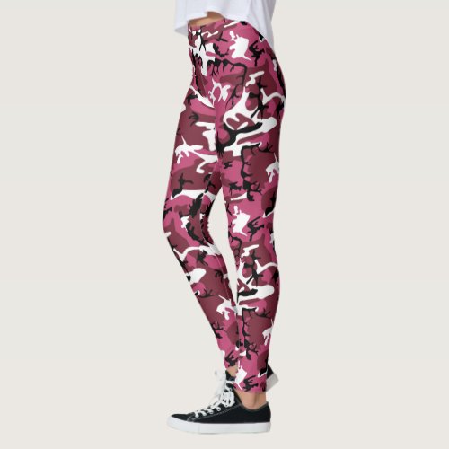 Pink Camo Leggings