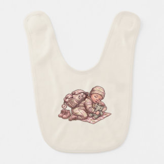 Pink Camo Military Baby Girl Bib