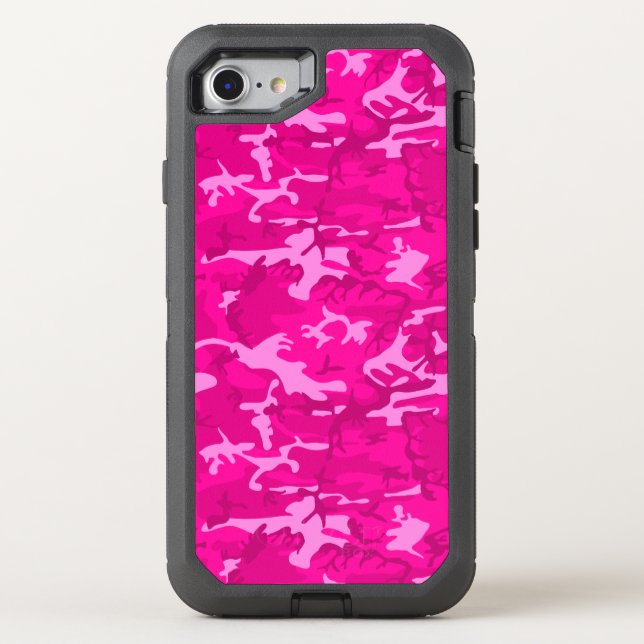 Pink Camo Otterbox iPhone Case (Back)