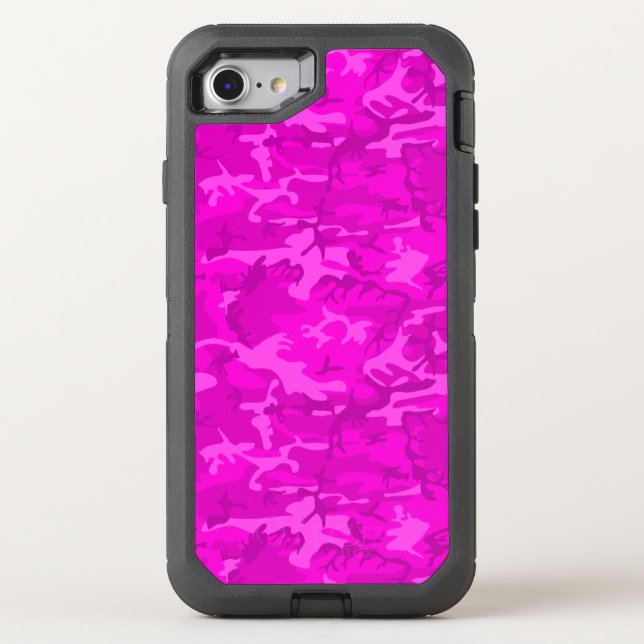 Pink Camo Otterbox iPhone Case (Back)