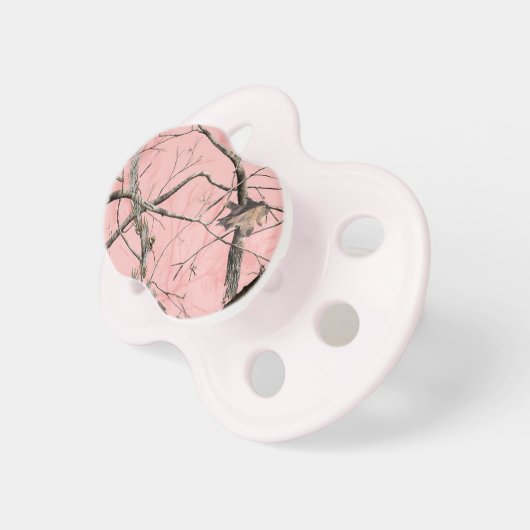 Pink Camo Pacifier (Front Right)