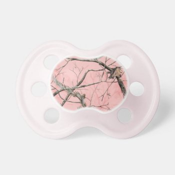 Pink Camo Pacifier by delightfulphoto at Zazzle