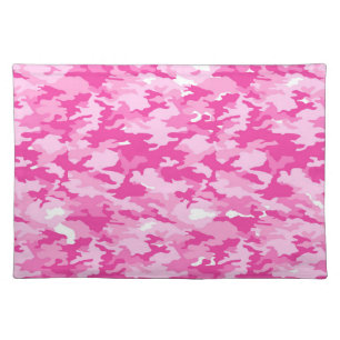 Pink Camo Pattern – Breast Cancer Awareness Cloth Placemat