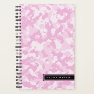 Pink Camo Pattern | Customizable Planner