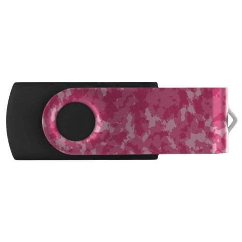 Pink Camo Pattern Flash Drive