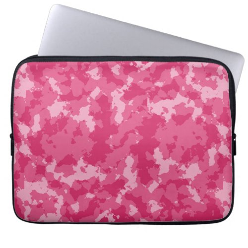 Pink Camo Pattern Laptop Sleeve