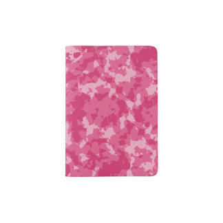 Pink Camo Pattern Passport Holder