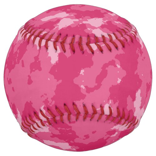 Pink Camo Pattern Softball