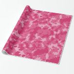 Pink Camo Pattern Wrapping Paper
