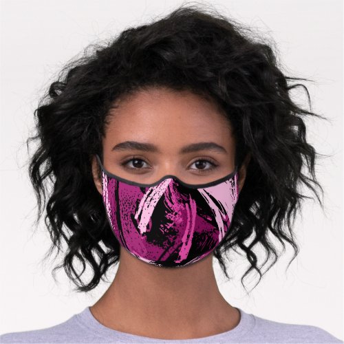 Pink Camo Premium Face Mask