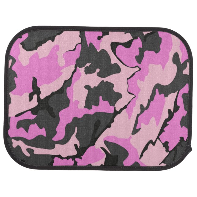 Pink Camo Rear Car Mats (Rear)