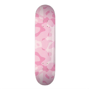 Pink Camo Skateboard Deck