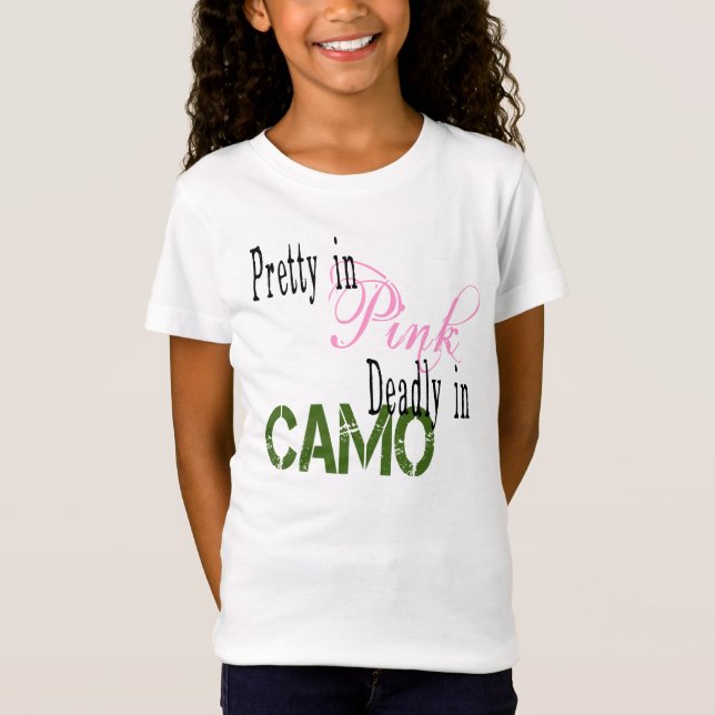 Pink & Camo T-Shirt (Front)