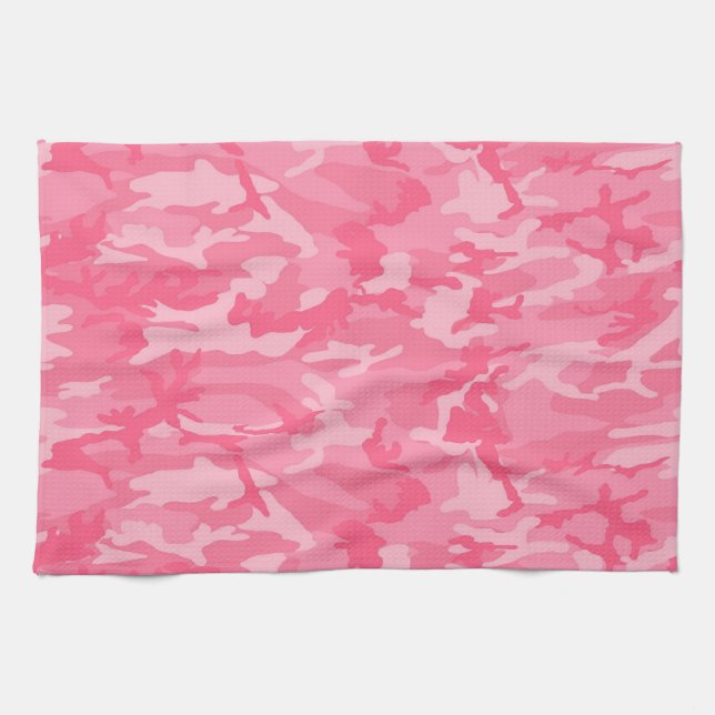 Pink Camo Towel (Horizontal)