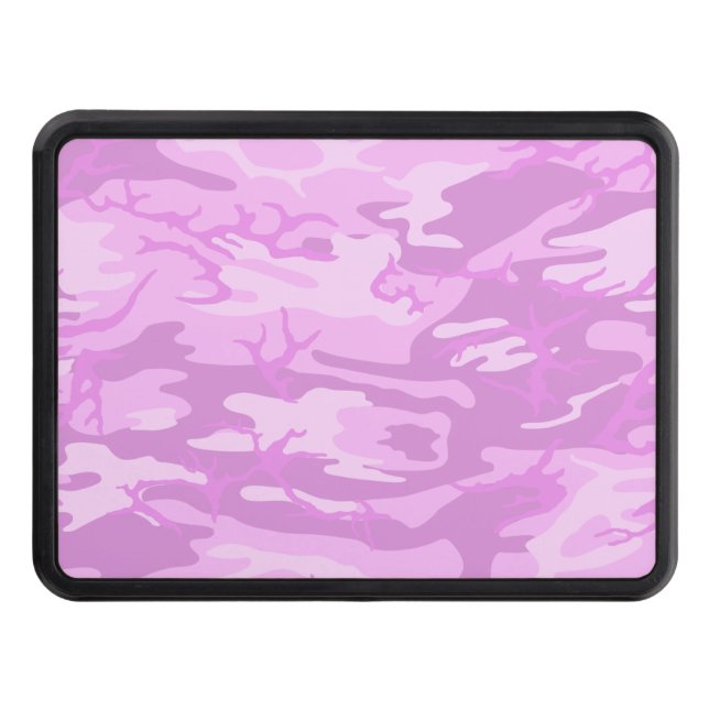 Pink Camo Trailer Hitch Cover (Front)