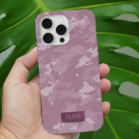 Pink Camo Trendy Camouflage iPhone Case