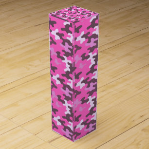 Pink Camo Wine Box