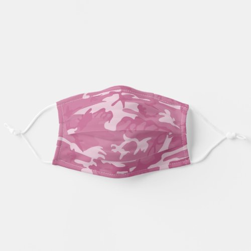 Pink Camouflage Adult Cloth Face Mask