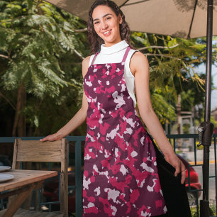 Pink Camouflage Apron