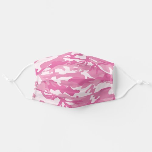 Pink Camouflage Army Pattern Adult Cloth Face Mask