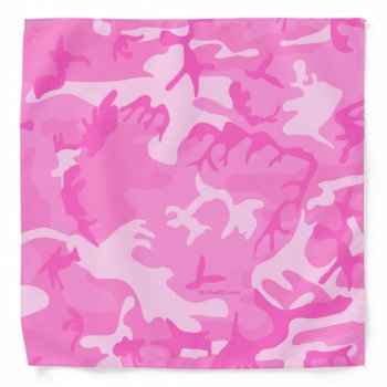 Pink Camouflage Bandana by Method77 at Zazzle