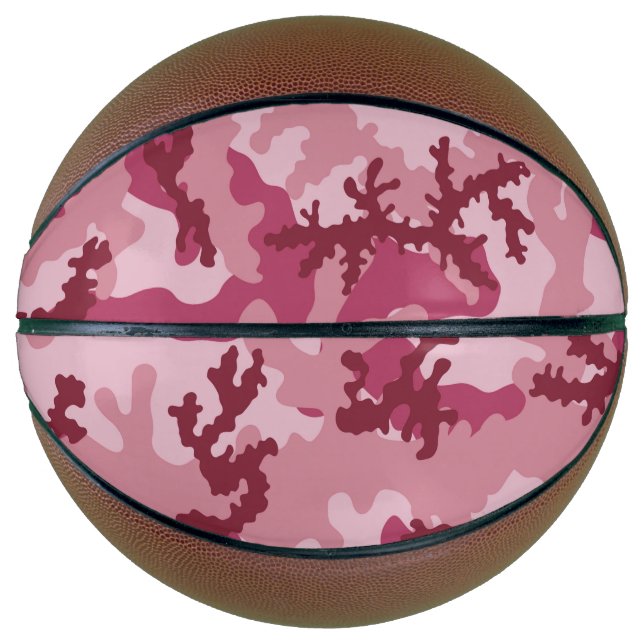 Pink camouflage basketball (Front)