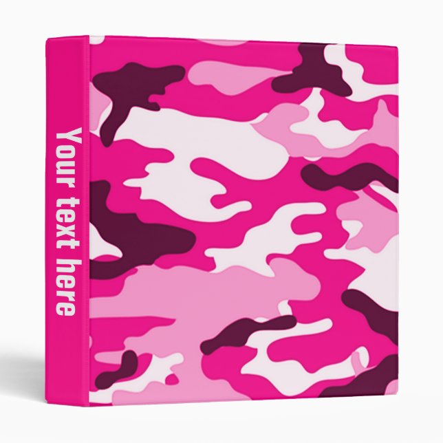 Pink camouflage | Binder (Front/Spine)